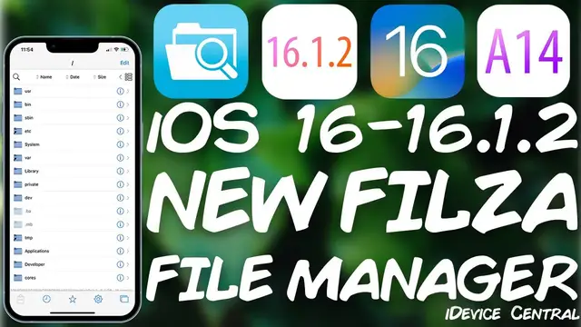 Video thumbnail for iOS 16 - 16.1.2 JAILBREAK News: FilzaEscaped RELEASED! Powerful File Manager For All Devices