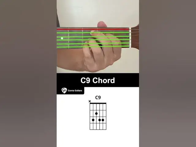 Video thumbnail for How To Play The C9 Chord On Guitar - Guvna Guitars.