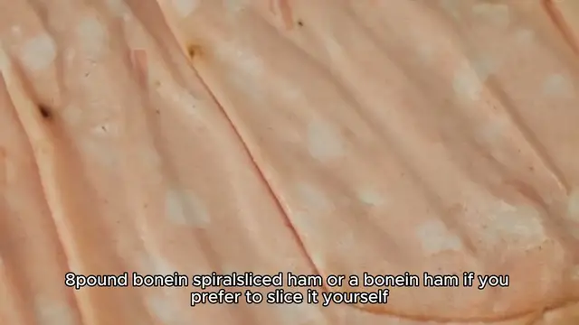 Video thumbnail for honey baked ham recipe