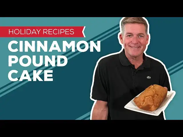 Video thumbnail for Holiday Cooking & Baking Recipes: Cinnamon Pound Cake Recipe | Christmas Dessert Ideas