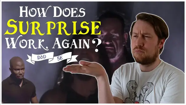 'Video thumbnail for D&D 5e 'Surprise' Rules Explained 😲'