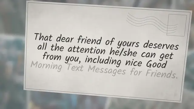 Video thumbnail for Top 60 Good Morning Text Messages for Friends
