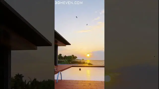 Video thumbnail for Lumion 11 Sunset Scene #shorts