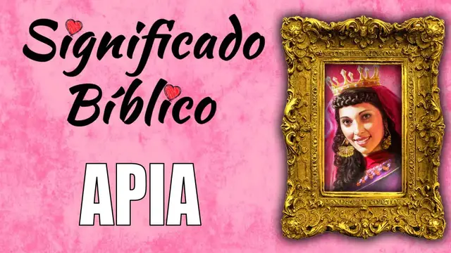 Video thumbnail for Apia Significado Bíblico | ¿Qué Significa Apia en la Biblia? 🙏