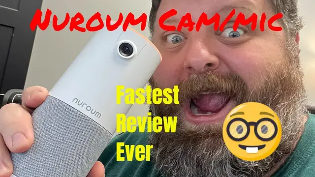 'Video thumbnail for Quick Review and Test Nuroum cam and mic full test Firmware update at end'