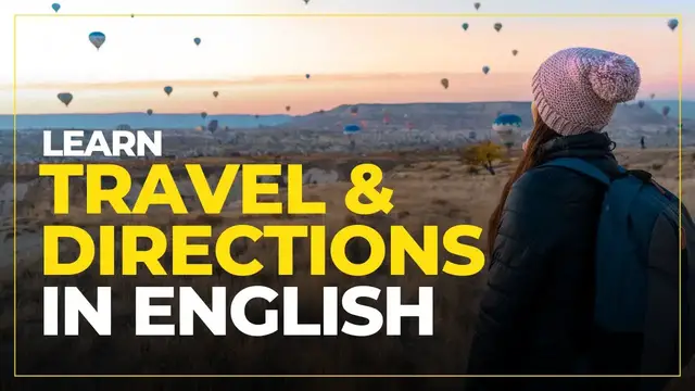 Video thumbnail for LEARN Travel and Directions phrases in ENGLISH