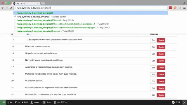 'Video thumbnail for Pagination, Filtering, and Sorting in Symfony 3, Angular, and React JS - (Part 1/14)'