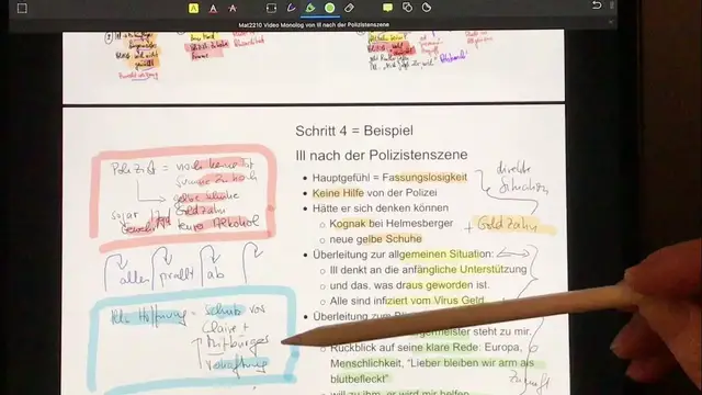 Video thumbnail for Monolog in ein Theaterstück einbauen – Beispiel: Ill nach der Polizistenszene