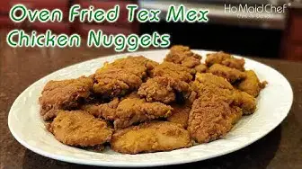 Video thumbnail for Oven Fried Tex Mex Chicken Nuggets | Dining In With Danielle