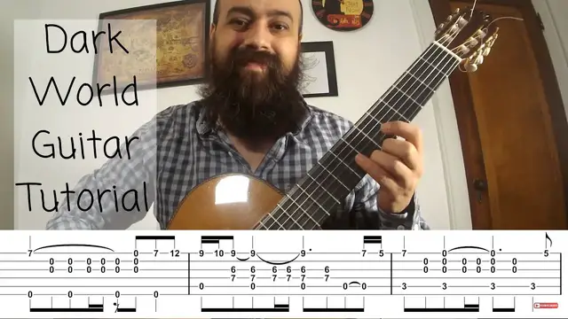Video thumbnail for Dark World Guitar | ZELDA Guitar Tutorial (Tabs)