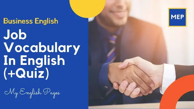 Video thumbnail for Job Vocabulary For Beginners (Business English Lesson + Quiz)