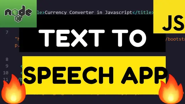 Video thumbnail for Node.js Express Text to Speech Audio in Mp3 in Various Languages Using GTTS Library Full Tutorial