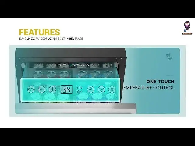 'Video thumbnail for EUHOMY ZX RU DD05 AZ HM Built In Beverage Cooler'