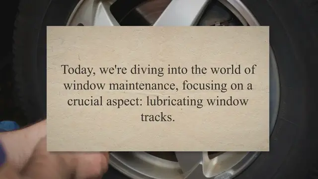Video thumbnail for Mastering Window Maintenance: A Comprehensive Guide to Lubricating Window Tracks