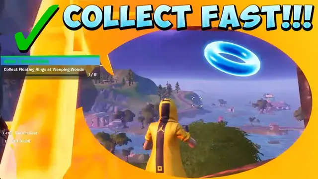 Video thumbnail for Fortnite Floating Rings Weeping Woods EASY METHOD! [C2S3 Week7 Challenge]