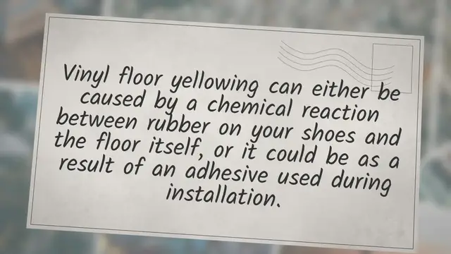 'Video thumbnail for Why is My vinyl Flooring Turning Yellow?'