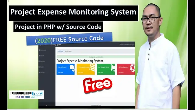 Video thumbnail for Project Expense Monitoring System Project In PHP With Source Code Free to Download [2020]