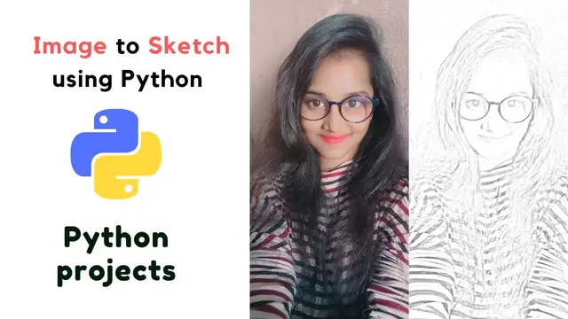 'Video thumbnail for Image To Sketch project using Python | Python Projects'