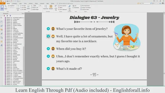 Video thumbnail for English Conversation About Jewelry