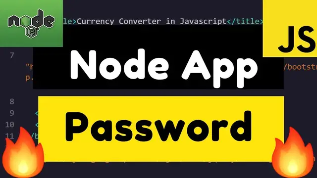 Video thumbnail for Node.js Unique and Strong Password Generator Library NiceWare Full Example 2020