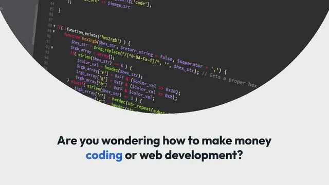 Video thumbnail for 10 Ways To Make Money Coding (No Degree)
