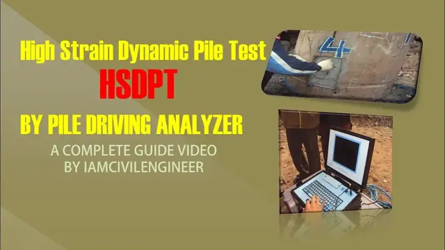 Video thumbnail for High Strain Dynamic Pile Testing by Pile Driving Analyzer