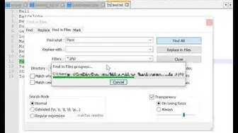 Video thumbnail for Windows search text in files and folders with Notepad++