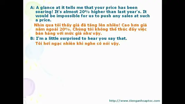 Video thumbnail for English for Trade, Finance, and Bank Unit 11 - Dialogue 001