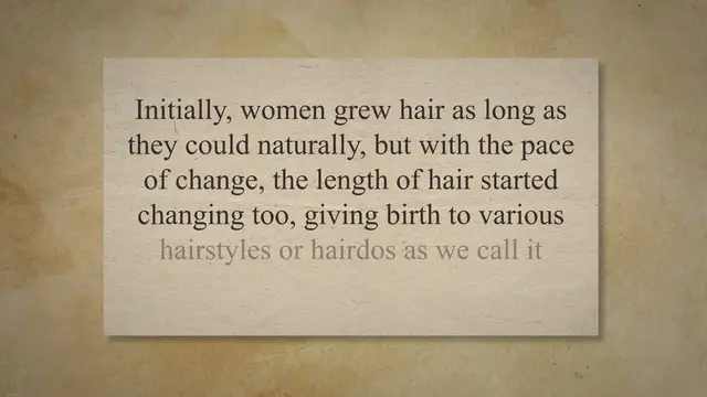 'Video thumbnail for History Of Hairstyle: When, How And Where?'