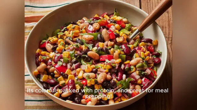 'Video thumbnail for bean salad recipe'