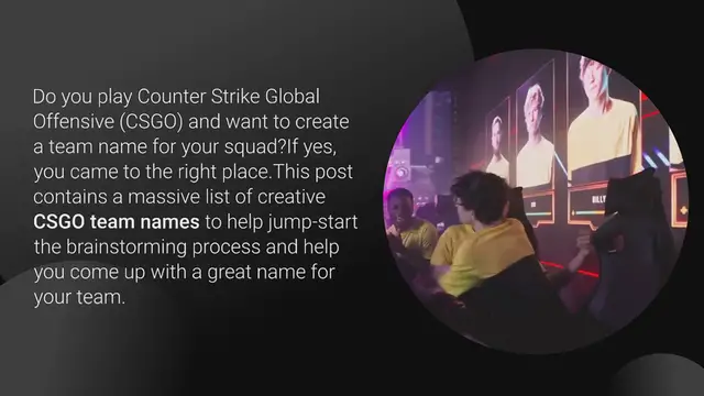 Video thumbnail for 200+ Catchy And Best CSGO Team Names Ideas