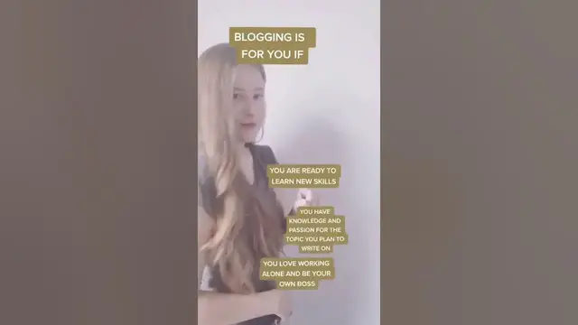 'Video thumbnail for Is Blogging for you | Blogging as Career #bloggingshorts'