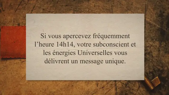 Video thumbnail for Heure Miroir 14H14