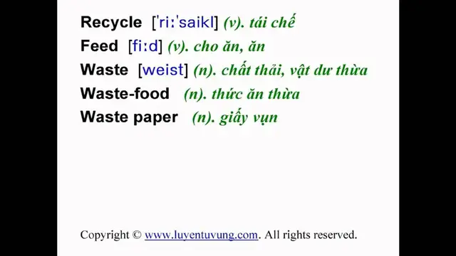 Video thumbnail for Learn English Vocabulary - Grade 6 - Unit 16 - Lesson 02