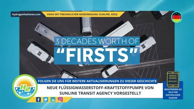 Video thumbnail for [German] New liquid hydrogen fuel pump unveiled by SunLine Transit Agency