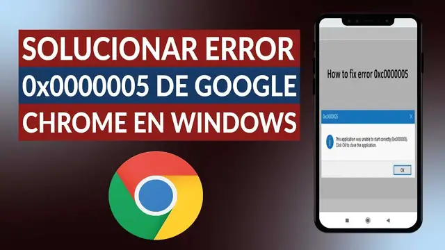 Video thumbnail for Cómo solucionar el error de GOOGLE CHROME 0xc0000005 en Windows