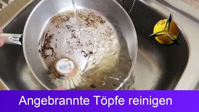 Video thumbnail for Angebrannten Topf / Pfanne einfach reinigen - DIY