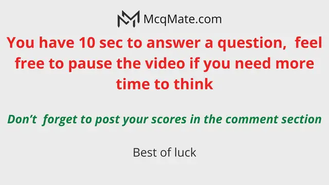 'Video thumbnail for "World History" MCQ quiz part 1'