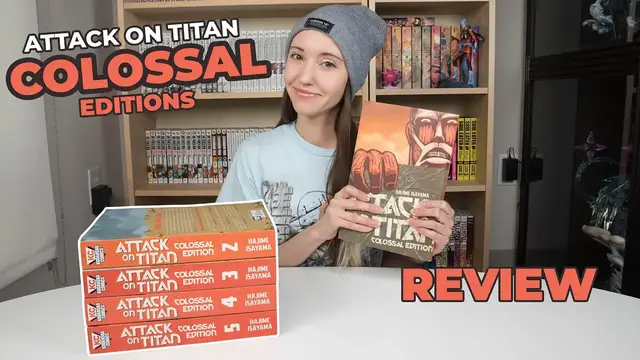 Video thumbnail for Attack on Titan Colossal Editions Review with Inside Look of Vol. 1