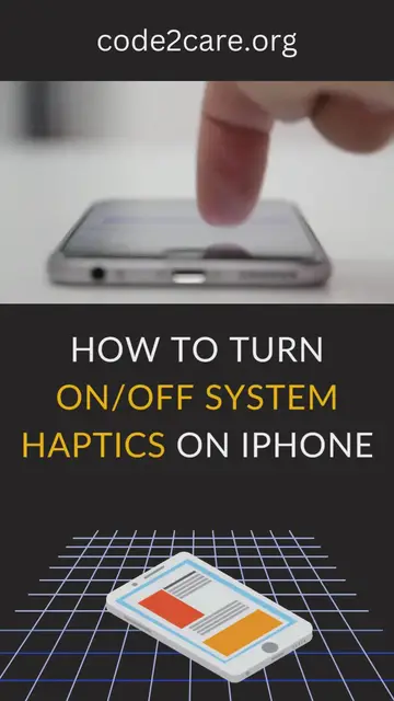 Video thumbnail for How to turn on/off System Haptics on iPhone