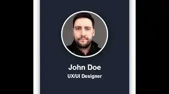 Video thumbnail for How to Make User Card UI Design In Pure HTML5 & CSS3