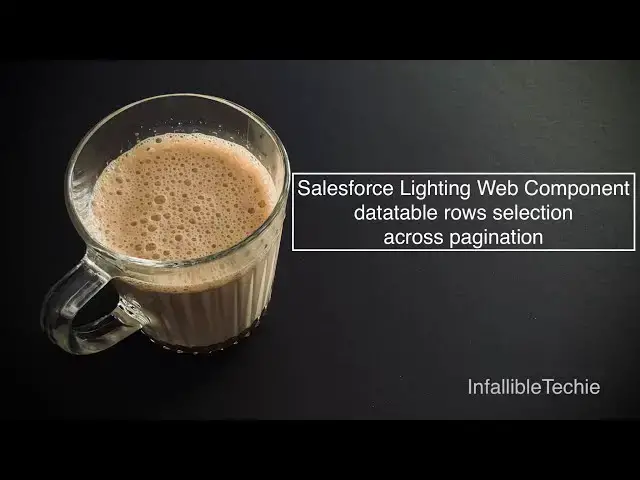 'Video thumbnail for Salesforce Lighting Web Component datatable rows selection across pagination'