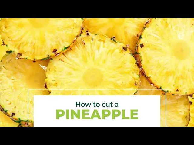'Video thumbnail for How to Cut a Pineapple | healthEcooks.com'