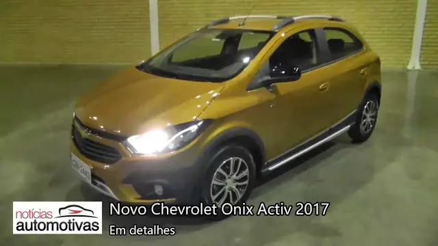 Video thumbnail for Novo Chevrolet Onix Activ 2017 - Detalhes - NoticiasAutomotivas.com.br