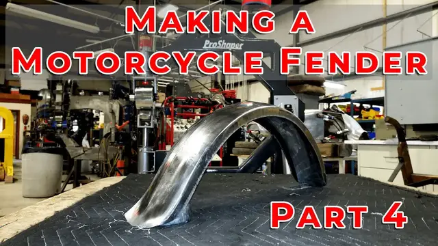 Video thumbnail for How to Make a Motorcycle fender (Part 4): Shrinking, Planishing and Re-designing