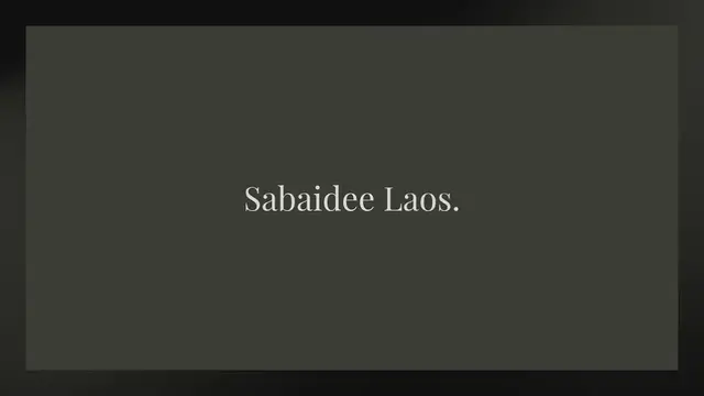 Video thumbnail for Sabaidee Laos o la emoción de estar de nuevo en ruta.