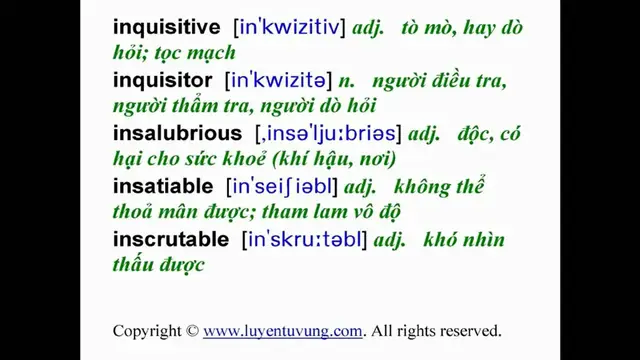 Video thumbnail for Essential Words for the GRE - Lesson 072