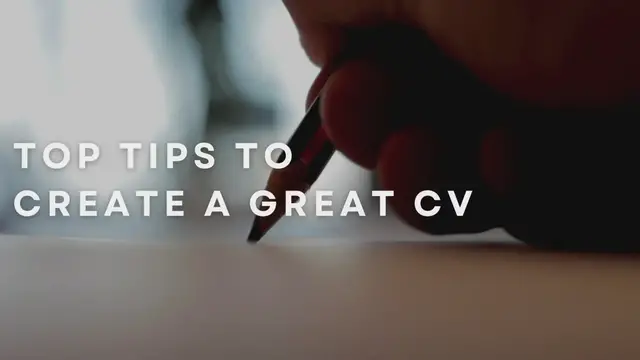 Video thumbnail for Top Tips To Create A Great CV