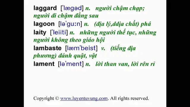 Video thumbnail for Essential Words for the GRE - Lesson 077