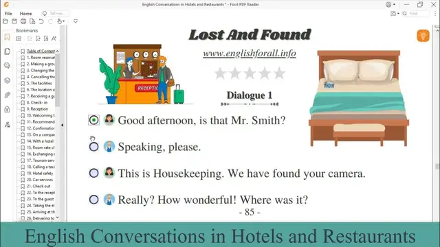 Video thumbnail for English Conversation | Lost and found